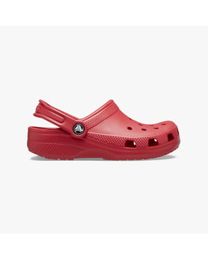 Crocs Toddler Classic Croslite Rubber Varsity Red Instappers