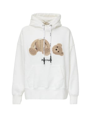 Palm Angels Kill The Bear witte hoodie