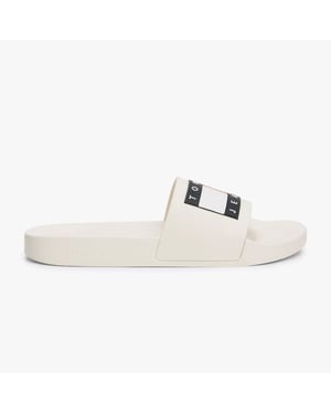 TJ POOL SLIDES Heren Slippers Ecru
