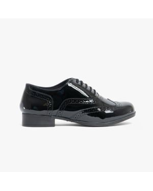 KADA Meisjes School schoenen Zwart Lak
