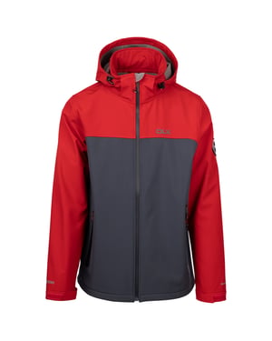 Trespass Heren Moyler DLX Soft Shell Jas (Rood)
