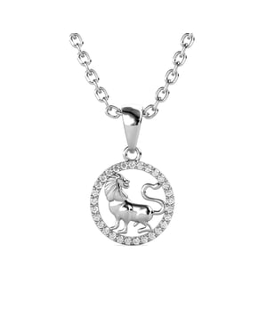 Leo Zodiac-hangers - Zilver en kristal