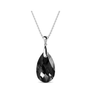 Raindrop hangers - zilver en zwart