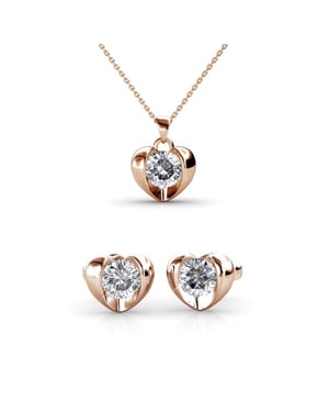 Simply Love Sets - Roségoud en kristal