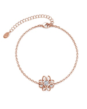 Narcissenarmbanden - Roségoud en kristal