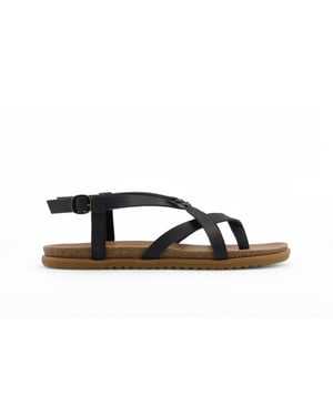 Blowfish Malibu Dames Zwarte Strappy Buckle Sandalen - Macarah B