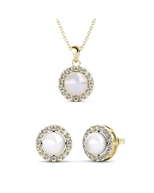 Circlet Parel Sets - Goud en Kristal