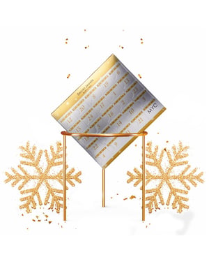 Adventskalender 24 verrassingsjuwelen - Goud en Kristal