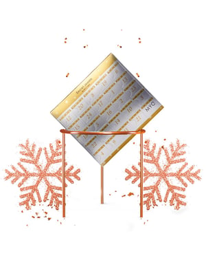 Adventskalender 24 Verrassingsjuwelen - Roségoud en Kristal