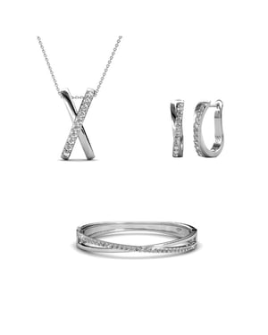 Criss Parures - Zilver en Kristal