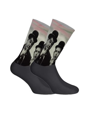 Unisex Elastische Gedrukte Lange Sokken
