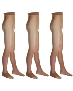 Pack-3 40 denier ondoorzichtige panties 1152 meisje