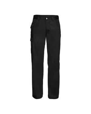 Russell Heren Polycotton Twill Werkbroek (Zwart)