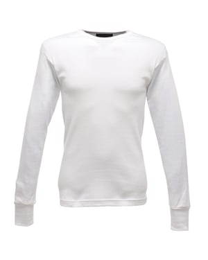 Regatta Thermisch Ondergoed Lange Mouw Vest / Top (Wit)