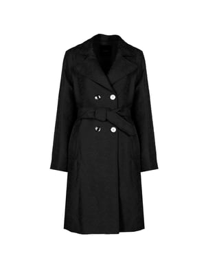 Pinko Trenchcoat Tandil Vrouw zwart
