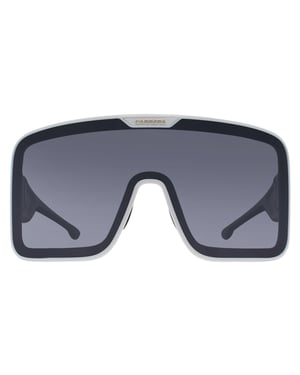 Carrera Shield Unisex Wit Zilver Spiegel Vlaglab 15