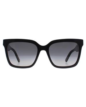 Banana Republic Vierkant Dames Zwart Donkergrijs Kleurverloop BR 3006/S