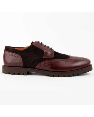 Purapiel Oxford Schoen Herac Bruin