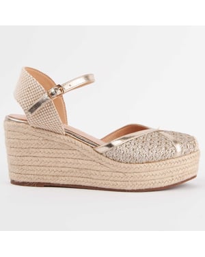 Montevita Espadrilles Met Een Sleehak Balenci9 Goud