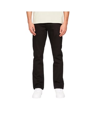 Crosshatch Heren Cadman Rechte Jeans (Massief zwart)