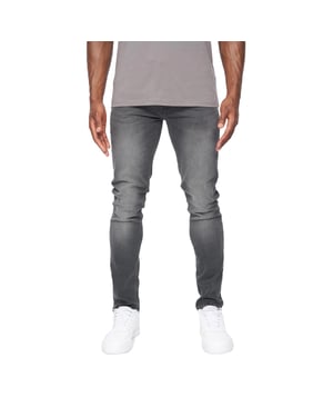 Crosshatch Heren Barbeck Slim Jeans (Lichtgrijze wassing)