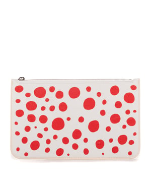 Ltd. Ed. Yayoi Kusama Infinity Dots Neverfull Pouch  Buidel