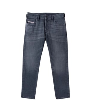 Diesel D-Yennox taps toelopende grijze jeans