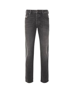 Diesel D-Yennox taps toelopende donkergrijze jeans