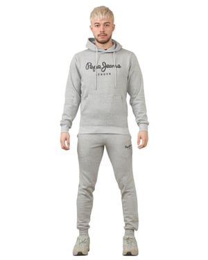 Pepe Jeans London Heren Trainingspak Set in Grijs