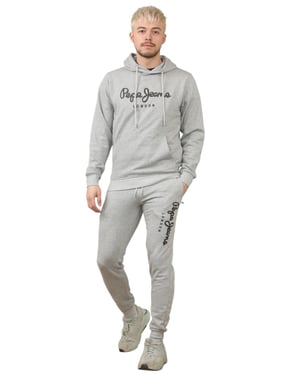 Pepe Jeans London Heren Trainingspak in Grijs