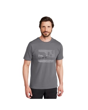 Mountain Warehouse Heren Ocean Drive T-Shirt (Donkergrijs)