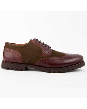 Purapiel Oxford Schoen Herac Groen