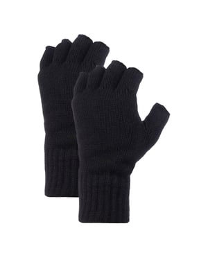 Mannen Vingerloze Handschoenen met Thermo Fleece Voering Materiaal