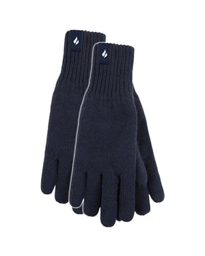 Heren Thermische Handschoenen met Beschermende Geribbelde Manchet