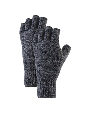 Heren Vingerloze Handschoenen met Thermo-Fleece Voering Materiaal