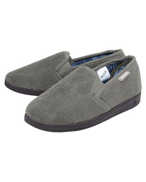 Heren Pantoffels met Tartan Voering en Geheugenfoam