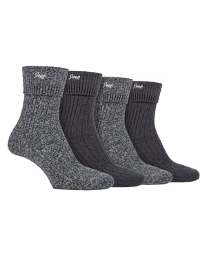 Dames 4-Pack Super Zachte Wandelsokken | Buitensokken voor Hiken