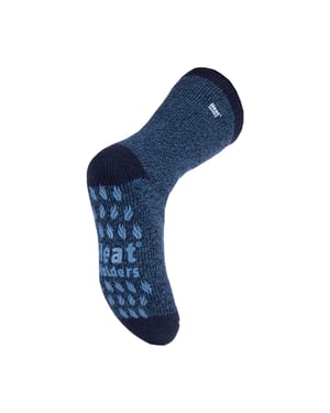 Heren Twistpatroon Fleece Gevoerde Thermo Sokken