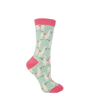 1 Pack Dames Novelty Dierpatroon Bamboosokken