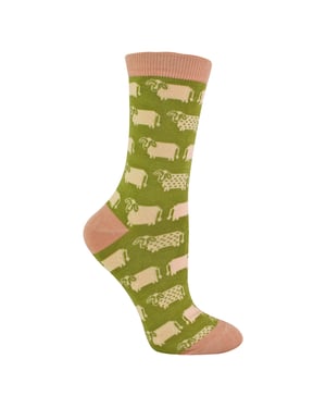 1 Verpakking Dames Novelty Dierenpatroon Bamboosokken