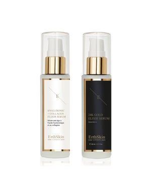 ANTI-WRINKLE ELIXIR SERUM 24K GOUD - 60ml + Hyaluronzuur & Collageen Serum - 60ml