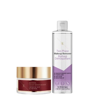 Retinol Nachtverzorging 50 ml + Tweefase Make-up Remover 150 ml