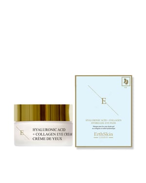Hyaluronzuur + Collageen Pro Age Oogcrème 30ml + Hyaluronzuur + Collageen Hydrogel Oogkompressen 5 X 2
