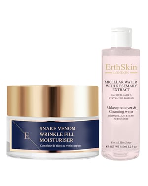 Micellair water met rozemarijnextract 150ml + Wrinkle Fill Snake Venom Moisturiser 50ml