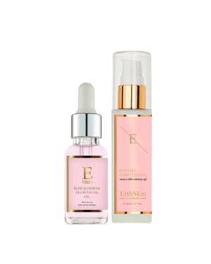 EGF CELL EFFECT SERUM 60ML + Rozenbloesem Glow Gezichtsolie 30ml