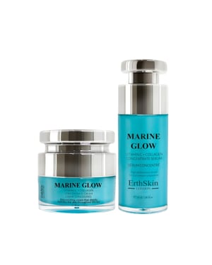 Marine Glow Vitamine C + Collageen Concentraat Serum 30ml + Marine Glow + Vitamine C Concentraat Crème 50ml