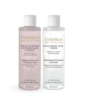 Verfrissende toner met hyaluronzuur 150ml + Micellair water met rozemarijnextract 150ml