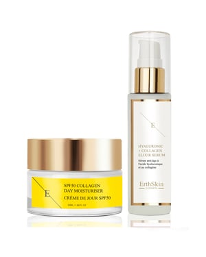 SPF50 COLLAGEEN DAGCREME 50ML + Hyaluronzuur & Collageen Serum - 60ml