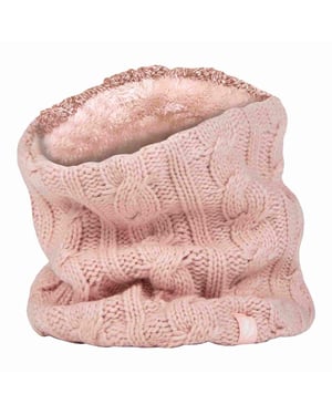 Dames Kabelgebreide Winter Fleece Gevoerde Thermische Nekwarmer