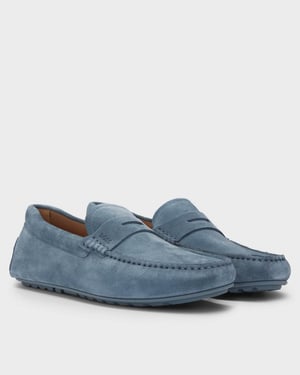 BOSS Orange Noel Heren Suede Rijdmokkers